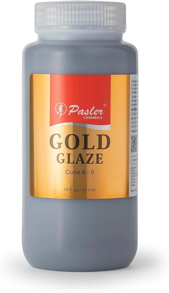 Gold Glaze for Ceramic Pottery BisquePCG0116fl oz/473ml - Image 2 of 3