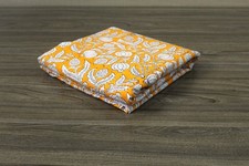 Indian Hand Block Print 100 Cotton 2.5 Yard Fabric NO TARRIF CHARGES 100 ZK 358