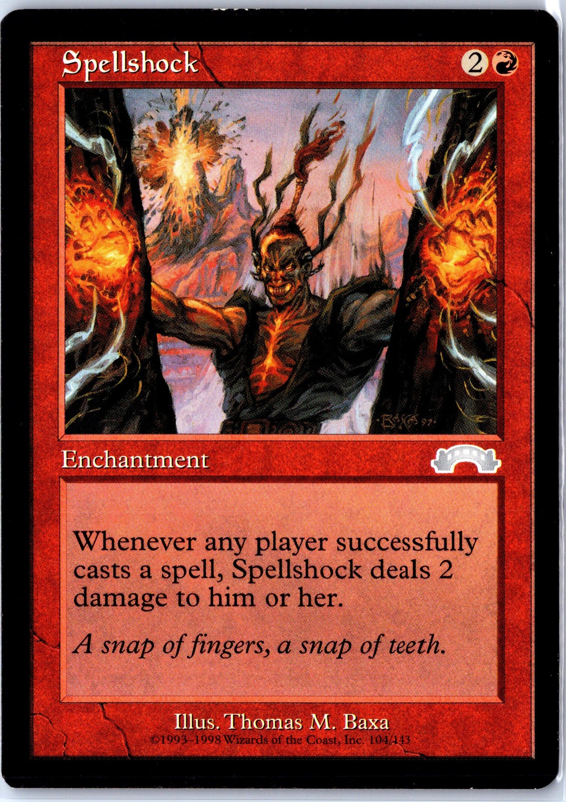 MAGIC TG: Exodus #104 Spellshock Uncommon .M2A