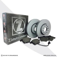 Zimmermann Bremsen Set Bremsscheiben BremsbeläGe Vorne Audi A3 8L1 S3 Quattro