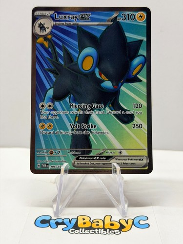 Pokemon Luxray ex 195/167 Twilight Masquerade SV Ultra Rare Full Art