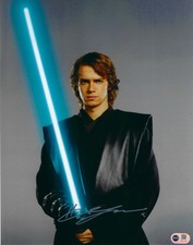 HAYDEN CHRISTENSEN SIGNED STAR WARS 14X11 PHOTO (ACG CERT AG17127)