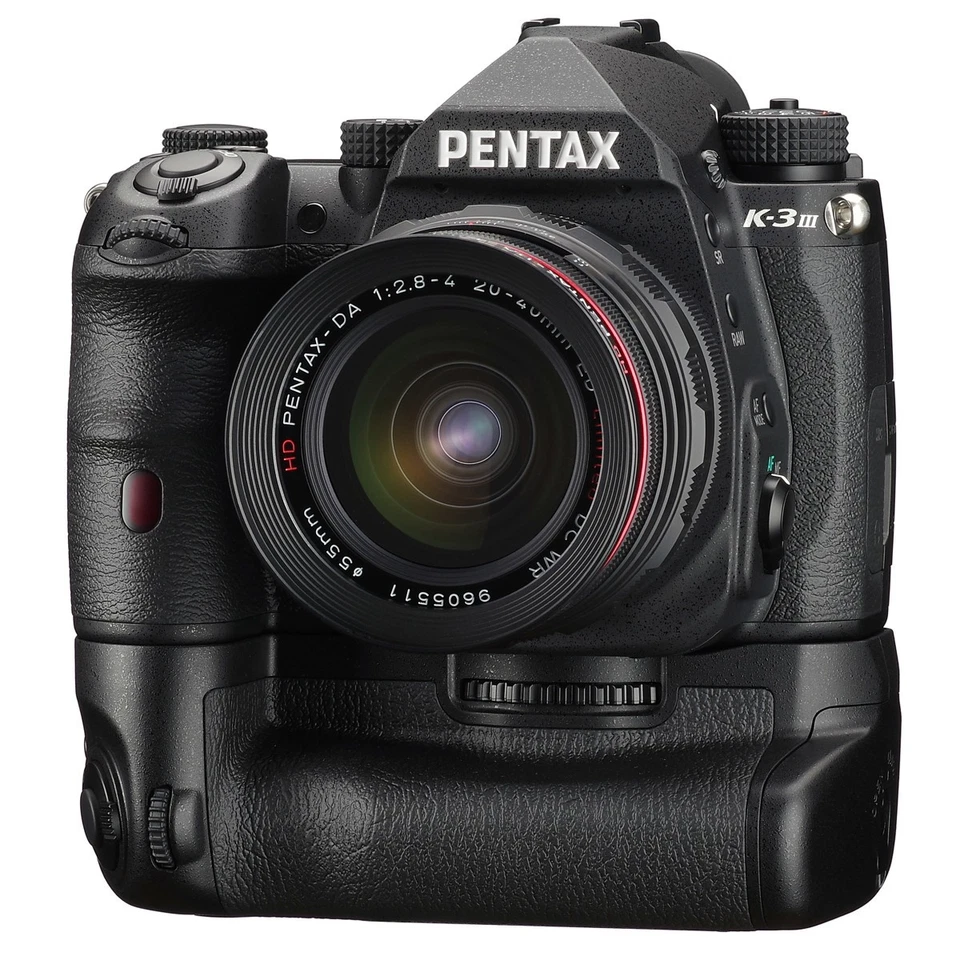 Empuñadura de batería Pentax PENTAX D-BG8 negra para Pentax K-3 III Flagship DSLR Dust-Pro Foto 3 de 4