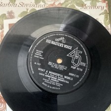 Louis Armstrong Orchestra & Chorus /What A Wonderful World 1967-POP 1615 (45rpm)