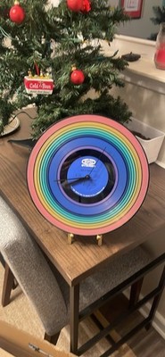Vinyl Clock Vinyl LP Record Wall Clock Home Art Decor Hand Made
