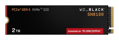 Western Digital Black WD_BLACK  SN8100 NVMe  SSD POWERED BY SANDISK 2 TB