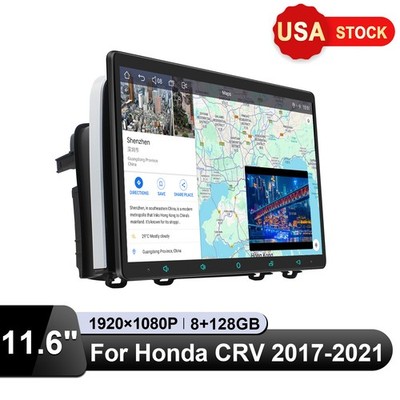 For 2017+ Honda CR-V CRV 11.6 inch Full HD Android 13 Car Radio Plug & Play GPS