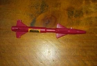 Large red missile for GI Joe Cobra Condor plane 1989