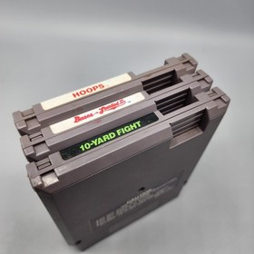 NES Game Lot: Hoops, 10-Yard Fight + Bases Loaded 2 Second Season (Nintendo)