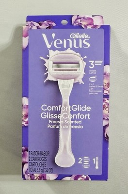 Gillette Venus Women s Comfort Glide Razor, 1 Handle 2 Cartridge