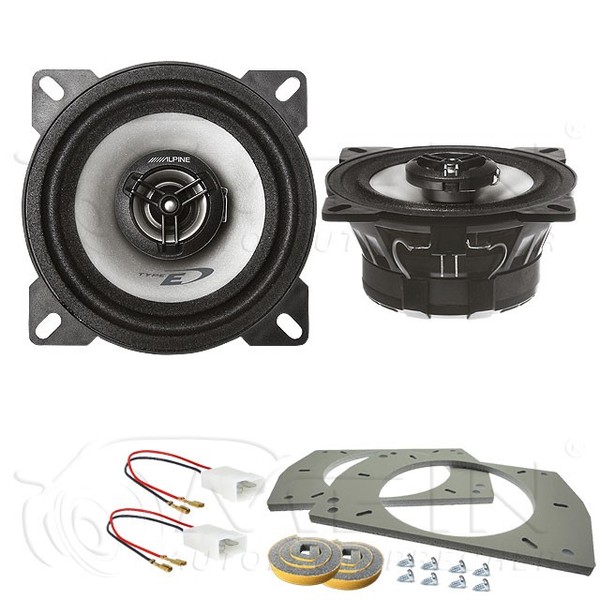 Alpine Lautsprecher FüR Chevrolet Matiz I 1998-2004 Heck Hinten Seite 180W #B94B-image