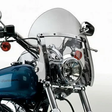 Parabrisas corto National Cycle SwitchBlade - transparente para motocicleta bicicleta de calle Foto 2 de 4