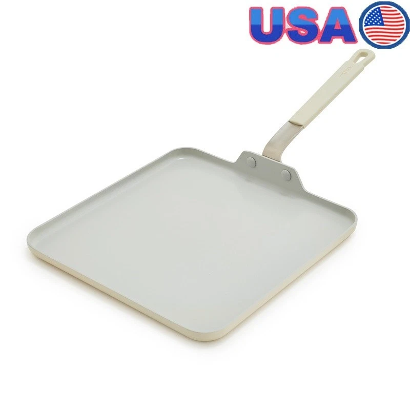 Bobby Flay Nonstick Griddle 11 inch Ceramic Oven Safe Pancakes Burgers Grilling