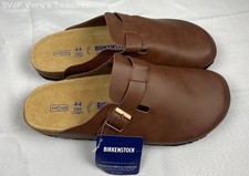 Birkenstock Brown Soft-Footbed Birko-Flor Boston European 44 See Description 