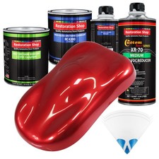 Firethorn Red Pearl Quart Kit Low Voc Urethane Basecoat Car Auto Body Paint Kit
