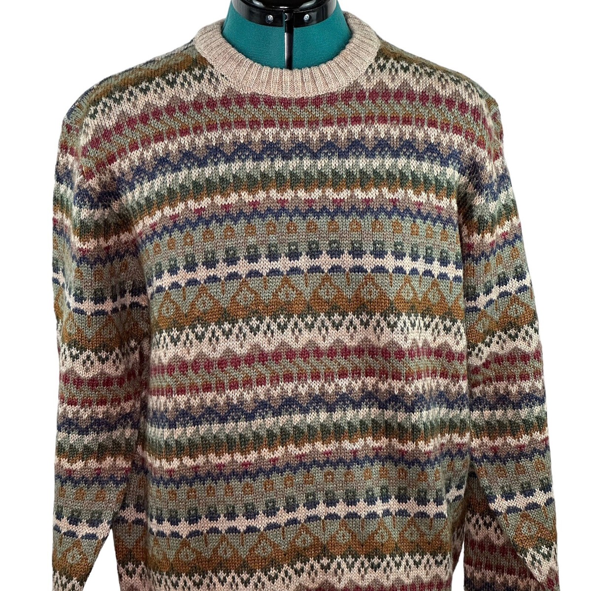 Fair Isle Mens Flowy Cardigan Barbour Orkney Fair Isle Crew Neck