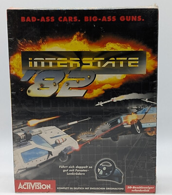 Interstate '82 (PC, 2000) Pc Big Box Sealed Neu * OVP * Verschweisst.