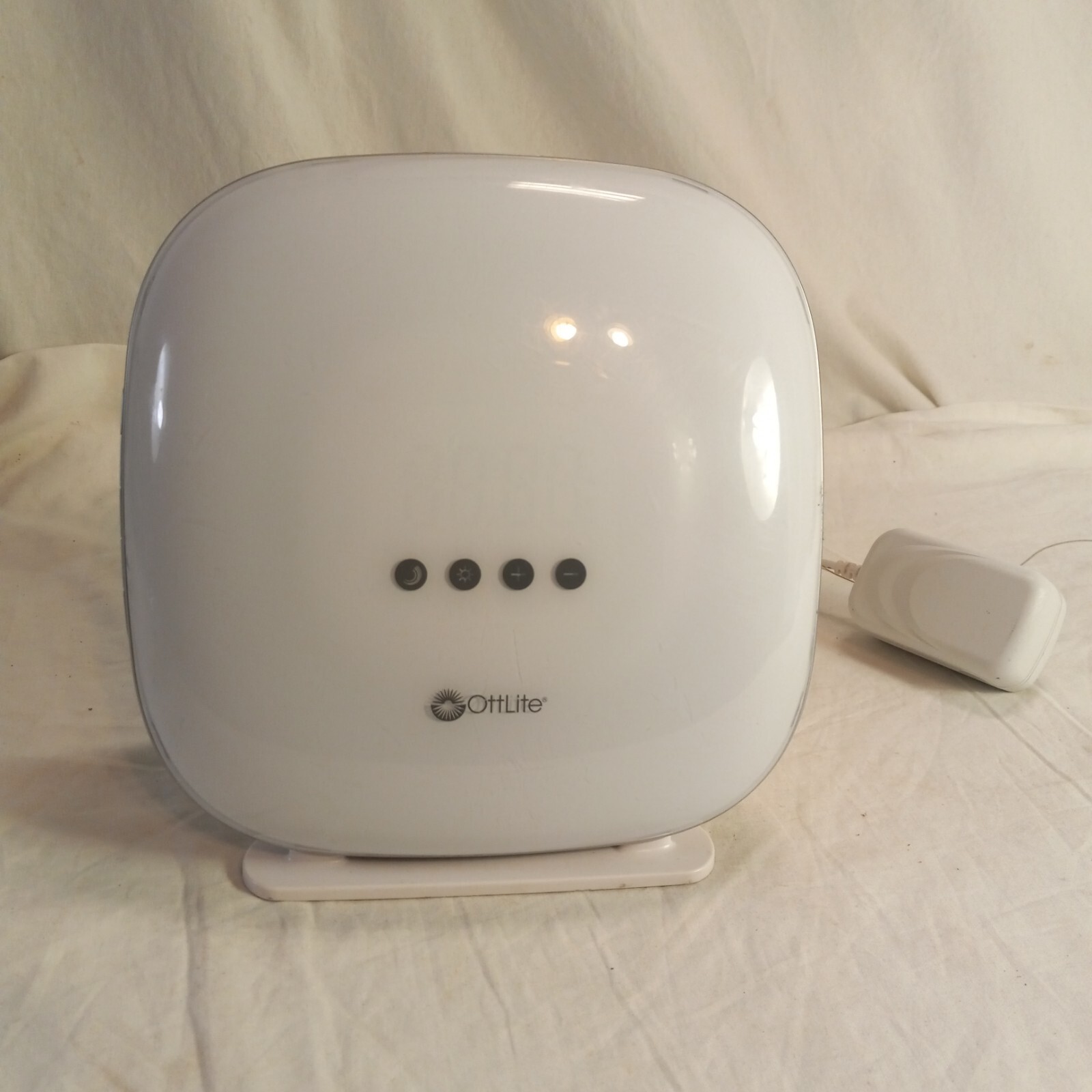 OttLite Sunrise Alarm Clock with Color Changing Light and USB Port-image