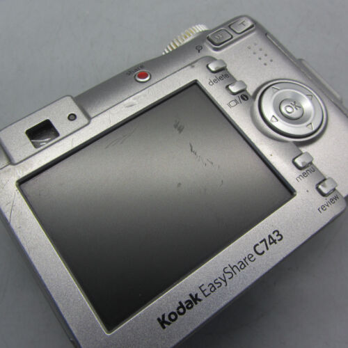 Kodak Digital Camera EasyShare C743 7.1MP Silver Tested - Picture 5 of 8