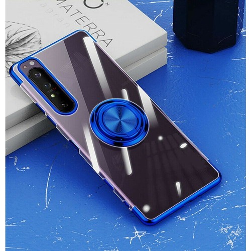 Phone Case For Sony Xperia 10 5 1 III Ring Shockproof Stand Holder Cover Plating
