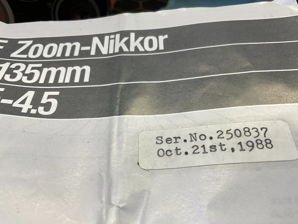 Nikon AF NIKKOR 35-135mm F3.5-4.5 Lens MACRO UNUSED NICE - Image 4 of 4