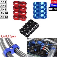 4810pcs Separator Clamp Fitting Connector 6an 8an 10an 12an Oil Fuel Hose Line