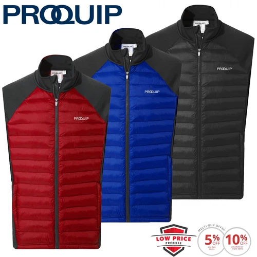 PROQUIP YARE THERMA-TEC® QUILTED GOLF GILET / ALL SIZES & COLOURS @ 50% OFF RRP