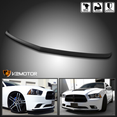 Fits 2011-2014 Dodge Charger Lower Front Bumper Lip Spoiler Splitter Body Kit