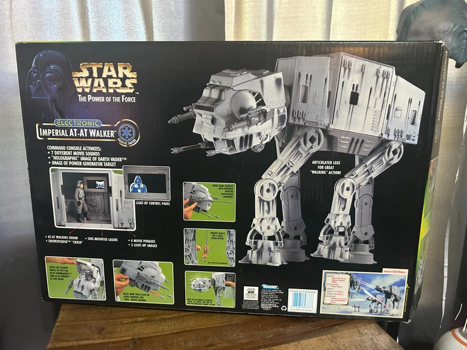 Kenner Star Wars Poder de la Fuerza Imperial AT-AT Walker 1997 100% Completo+caja Foto 3 de 4