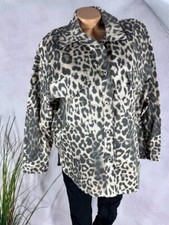 NEW oversized blouse shirt tunic Leo pattern Italy 40 42 44