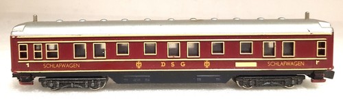 Rokal 01218, 4-achsiger Schlafwagen der DSG, rot, TT, neuwertig&OVP | Zustand: Gebraucht