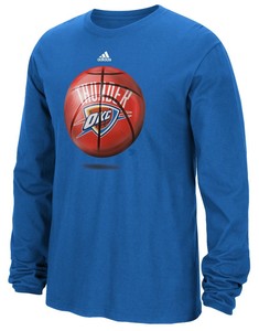 oklahoma city thunder adidas shirt