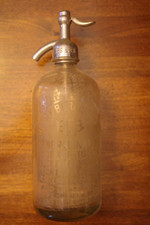 Seltzer bottle Henry Burkhardt Inc antique vintage