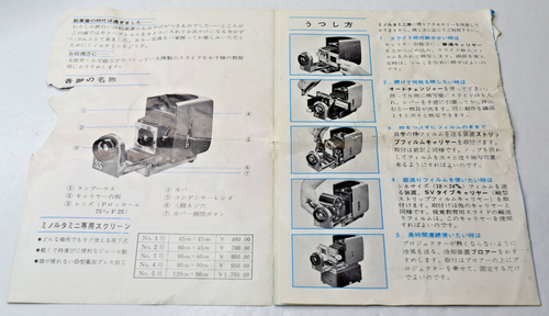 Minolta Mini 35mm Slide Projector w/auto changer Made in JAPAN Vintage w/case - Picture 10 of 11