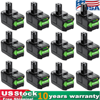 8Ah/12Ah For RYOBI P108 18V One Plus High Capacity Battery 18 Volt Lithium Lots