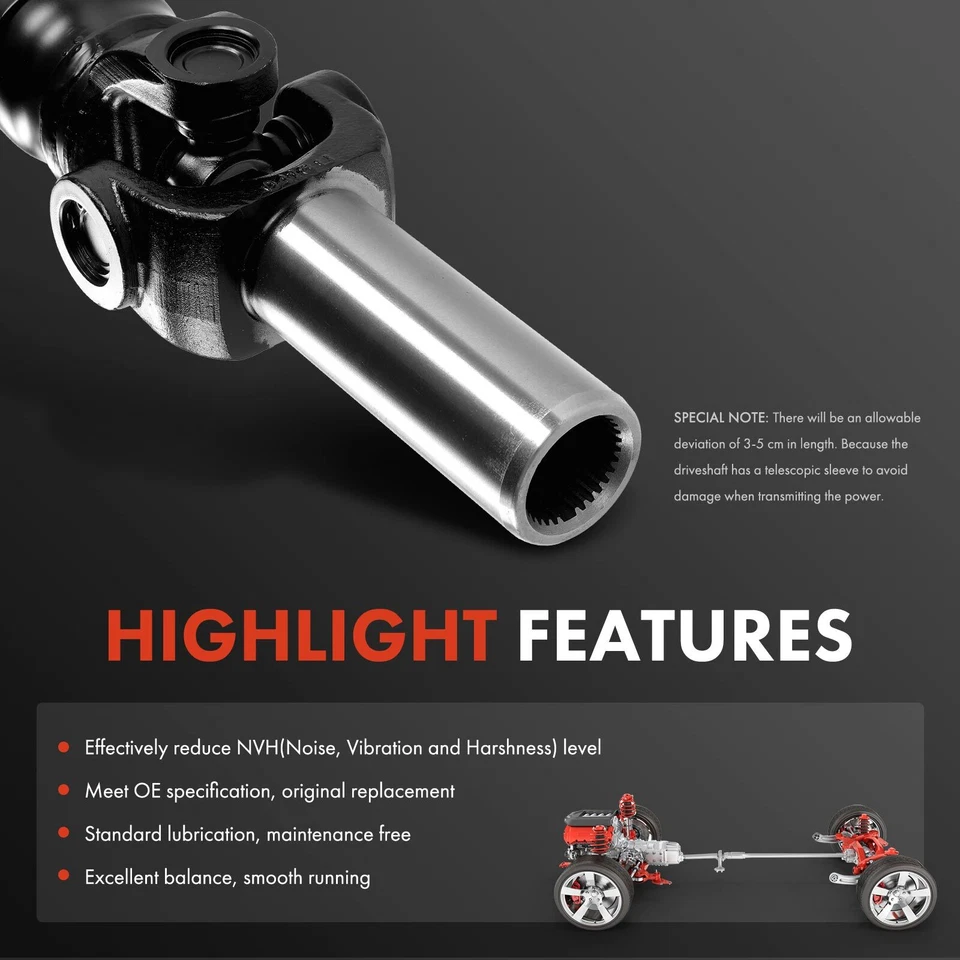 Реквизитный вал заднего привода в сборе для Chevrolet S10 Blazer 1992-1994 GMC Jimmy - Изображение 4 из 4