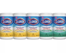 Clorox Disinfecting Bleach-Free Cleaning Wipes Variety Pack (85 wipes/pk., 5 pk)