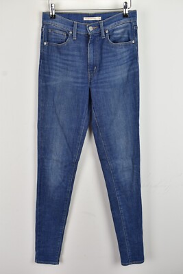 Levi's Mile High Blue Super Skinny Jeans Gr. 27 Damen Outdoor Oberbekleidung