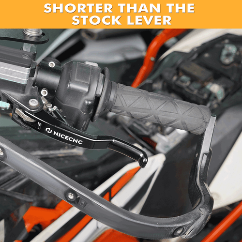 Aluminum Shorty Brake/Clutch Lever For KTM 690 Enduro R SMC-R 2014-2023 - Foto 4 di 17