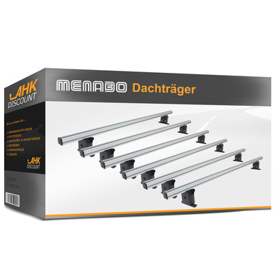 Für MAN TGE Kasten/Bus 17- MENABO Dachträger Professional Aluminium silber Neu