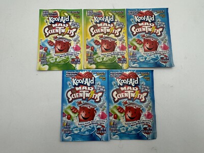 Vintage 90s 5 Kool-Aid Mad Watermelon Raspberry ScienTwists