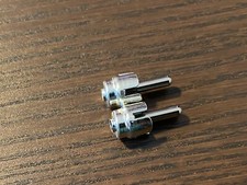 2 New Metal RCA Plugs Shorting Style for Vintage Tube Amplifier Qty Available