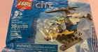 Lego City Star Wars Police Helicopter Poly Bag Sealed Lego Set 39 Pieces