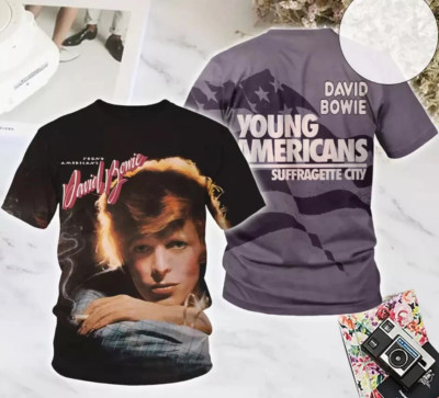 David Bowie Young Americans Album Cover AOP 3D T-shirt TMB5412