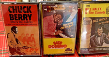 Lot Of Cassette Tapes RockN Roll 3 Chuck Berry,Fats Domino,Bill Haley  Comets