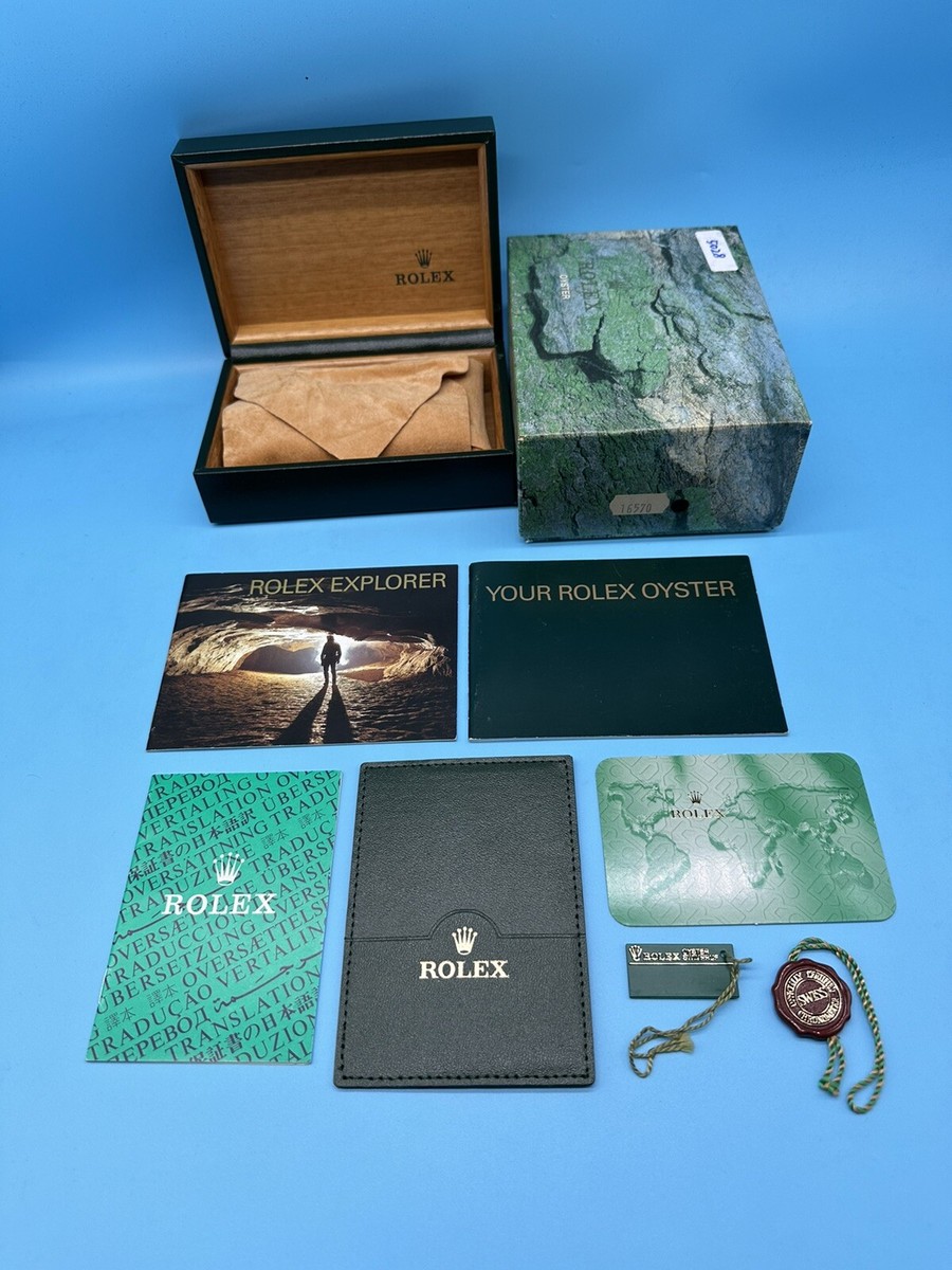 Rolex Explorer II 16570 Box & Booklet Set From 2003 | eBay