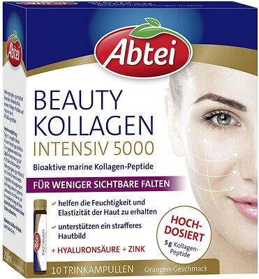 Abtei Beauty Kollagen Intensiv 5000 Beauty Gegen Falten Hochdosiert 10 Ampullen