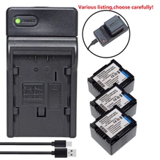 Battery or charger for Panasonic CGA-DU14 DU07 NV-GS98 MX500 PV-GS500 SDR-H280