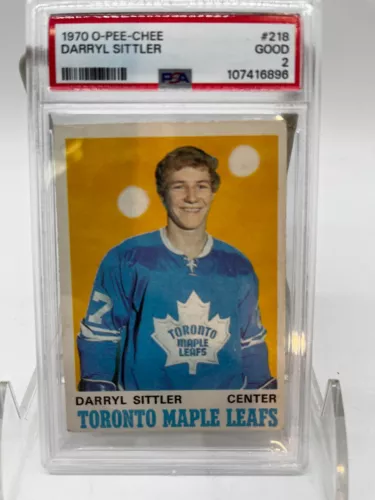 1970 Darryl Sittler O-Pee-Chee #218 PSA 2