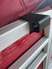 STRONG 4 Pack Square Tube Rail Fender Hanger Adjuster Clip Pontoon Boat Bumpers